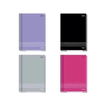 Caderno 1/4 96fls Costurado C/D Credeal Lift 140x200mm Cores Sortidas