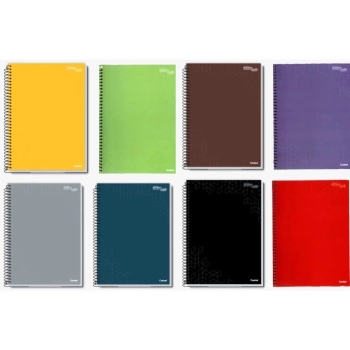 Caderno Universitario 160fls 10m Espiral C/D Credeal 200x275mm Cores Sortidas