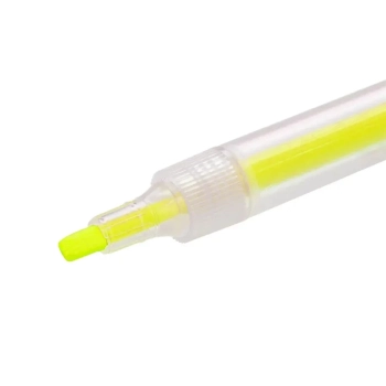 Caneta Marca Texto Clear Maxprint Amarela