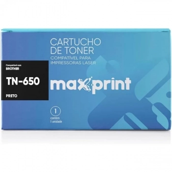 Toner Compativel Brother Blkg Tn-650 Preto Maxprint