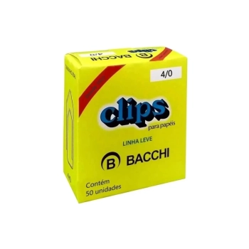 Clips 4/0 Galvanizado Linha Leve Cx 50 Un