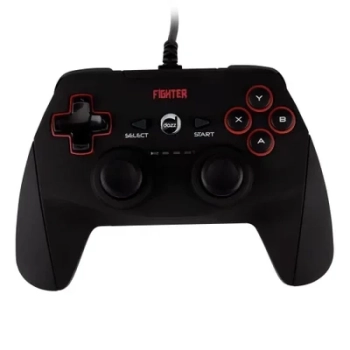 Joypad Pc Double Shock Fighter Usb 2.0 Preto