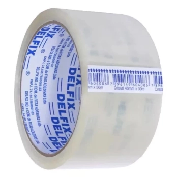 Fita Adesiva 48mmx100m Transparente Delfix 420 1 Rolo