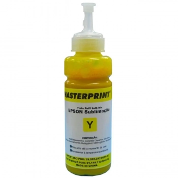 Tinta Refil Bulk Ink Compativel Epson Sublimacao Amarelo 100 Ml