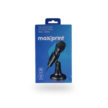 Microfone Studio Max P2 3.5mm Preto