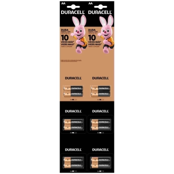 Pilha Duracell Aa Dtl Cartelo C/ 12unidades