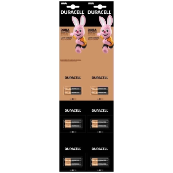 Pilha Duracell Aaa Dtl Cartelo C/ 12unidades