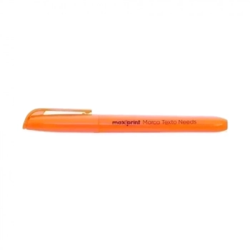 Caneta Marca Texto Needs Laranja Maxprint Ponta Poliester Unidade