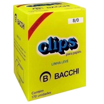 Clips 8/0 Galvanizado Linha Leve Cx 170un