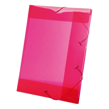 Pasta Aba e Elastico Go Office Oficio Sem Lombo 335mmx235mm Vermelha