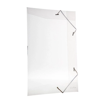 Pasta Aba e Elastico Go Office Oficio Sem Lombo 335mmx235mm Cristal