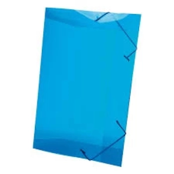 Pasta Aba Elastico Go Office Oficio Sem Lombo 335mmx235mm Azul