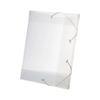 Pasta Aba e Elastico Go Office Oficio 20mm Cristal