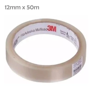 Fita Adesiva 3m 12mmx50m Durex Transparente