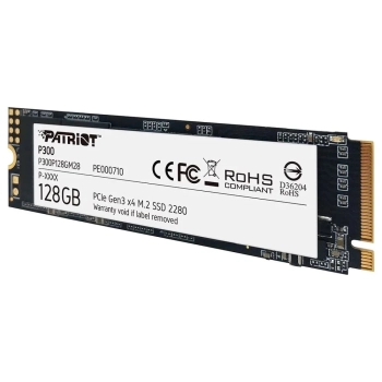 Ssd Patriot P300 128gb M2 2280 Nvme Pcie Gen 3x4 P300p128gm28