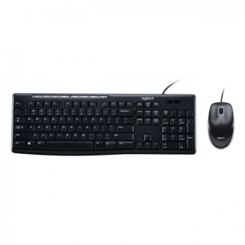 Teclado e Mouse Usb Mk200 Cinza Logitech